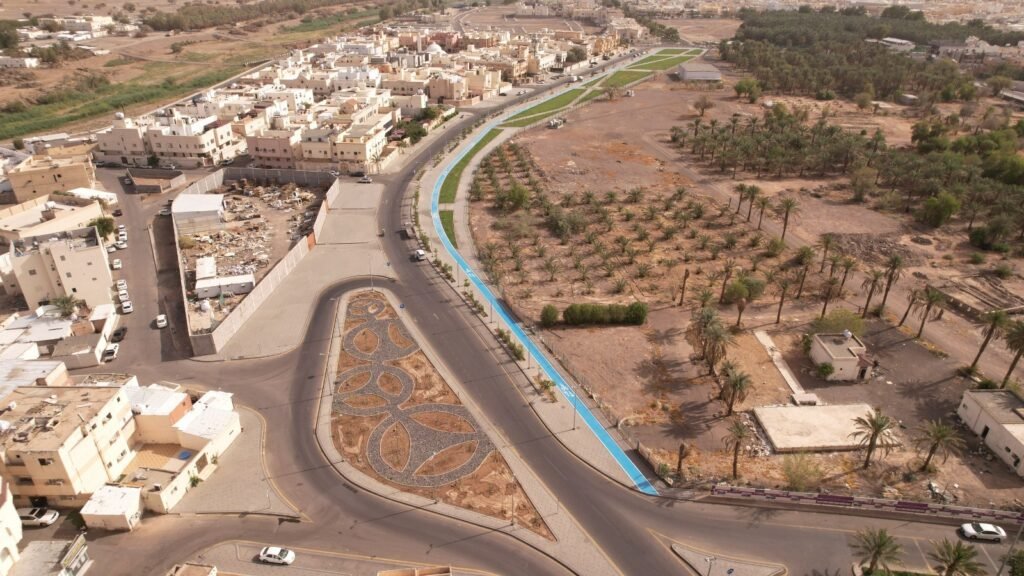 مشروع تطوير المناطق التاريخية (المنطقة المحيطة بمزرعة سيدنا عثمان بن عفان) بالمدينة المنورة بمساحة (35,000 متر مربع).